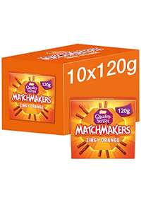 1.2KG Quality Street Matchmakers Zingy Orange, Chocolate Gift Box, 10 x 120 g via Morrisons