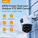 IMOU Cruiser Dual 8MP Dual Lens Outdoor PT Camera (EU plug) +128GB MicroSD card. using code @ Cutesliving Store
