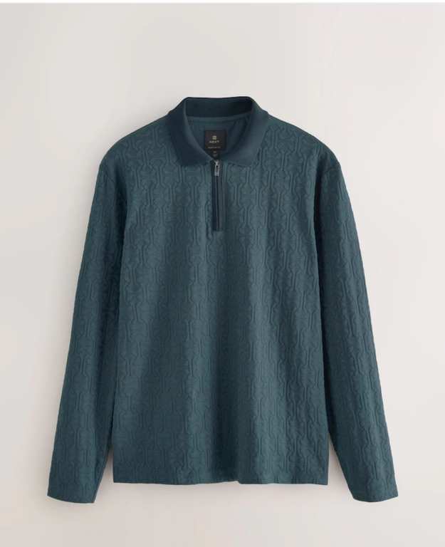 Green Smart Quarter Zip Polo Shirt - Free C&C