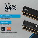 Crucial Pro 32 GB (2 x 16 GB) DDR5-5600 £86.62 @ Amazon