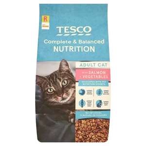 Tesco Complete & Nutritional Cat Biscuits Salmon & Vegetables 2kg (Bradford)