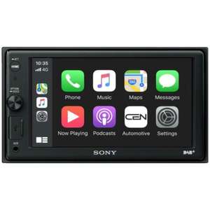 Sony XAV-AX1005DB Apple CarPlay Bluetooth DAB Digital Radio USB Car Stereo 6.2" - £228.65 with code @ eBay / cenautomotive