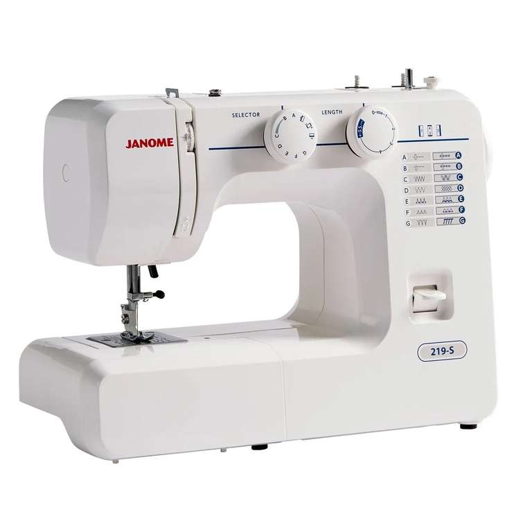 Janome 219-S Sewing Machine - Free with 12 month £89.87 Magazine Subscription of Mollie Magazine Subscription @ Buysubscriptions