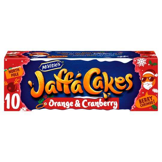 Mcvities Jaffa Cakes Orange & Cranberry (10 Pack) - 2 for £1 @ Farmfoods
