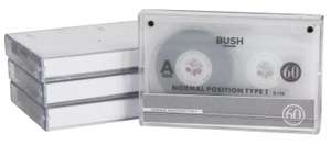 Bush Cassettes (4 Pack) - Free Click & Collect