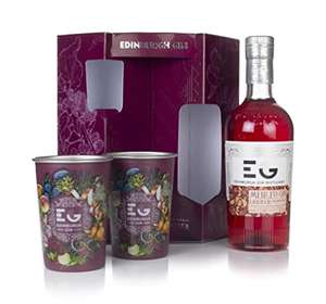 Edinburgh Gin Mulled Gin Liqueur 50cl Gift Set with Steel Cups -£14.94 (temp oos) @ Amazon
