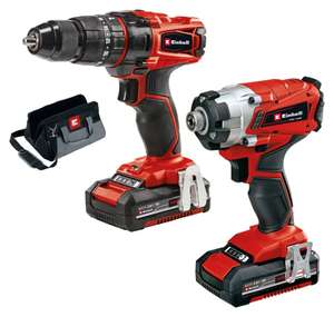 Einhell Power X-Change 18V Cordless 2 x 2.0Ah Combi Drill & Impact Driver Twin Pack £109 Free Collection @ Wickes