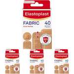 4 Boxes x Elastoplast Extra Flexible Fabric Plaster Strips - Water-repellent (40 Plasters Per Box)