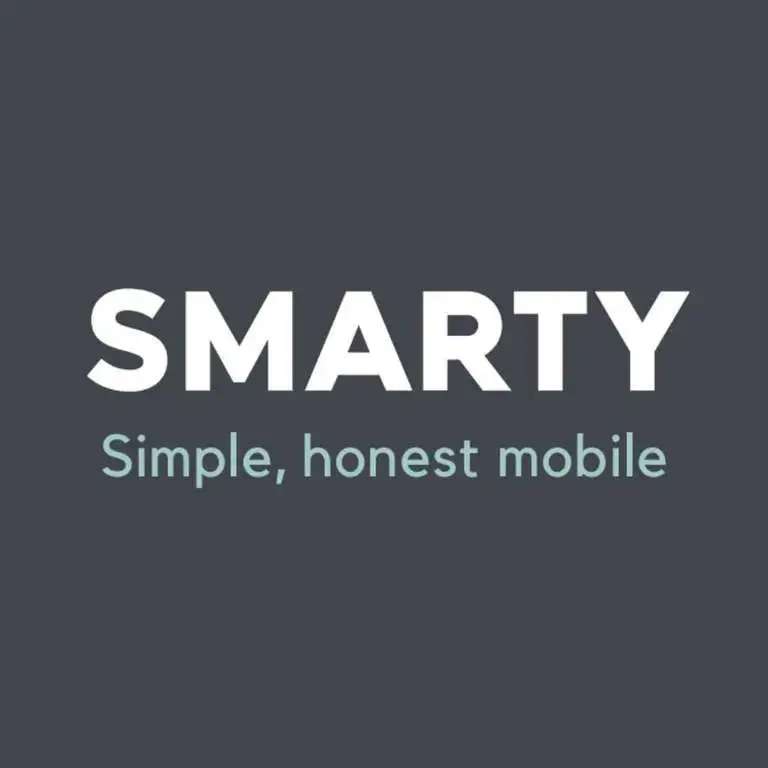 Smarty 5G SIM - 50GB Data, Unlimited Minutes/Text, EU Roaming, WiFi Calling, 1 Month Plan