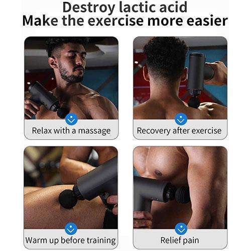Rechargeable Deep Tissue Strike Muscle Massage Gun - £24.98 With Code Delivered @ MyMemory