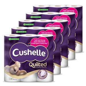 Cushelle Quilted 3-Ply Toilet Tissue, 45 Rolls Instore