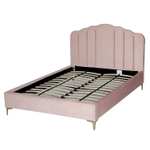 Sophia Scallop Double Bed - Blush - £150.00 Delivered @ Homebase