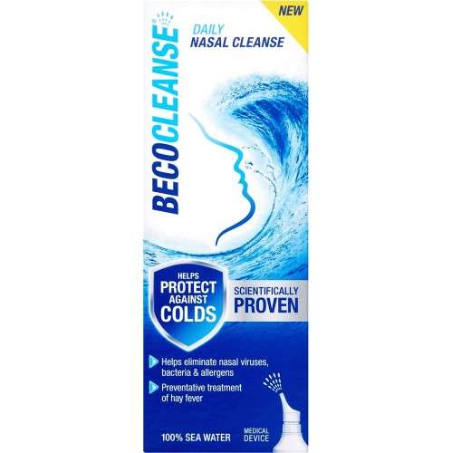 Becocleanse Daily Nasal Cleanse Nasal Spray 135ML £3.99 free collection @ Superdrug