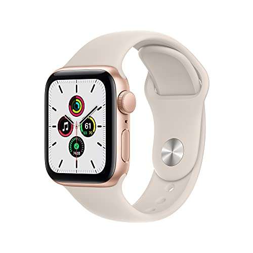 2021 Apple Watch SE (GPS, 40mm) - Gold Aluminium Case with Starlight Sport  Band - Regular £219 delivered @ Amazon - hotukdeals