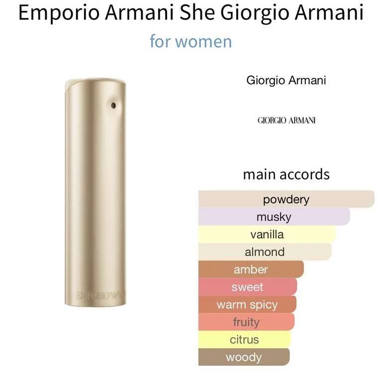 Emporio Armani She for Women Eau de Parfum 100ml - £34.50 delivered @ Superdrug