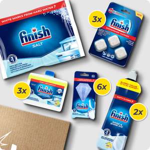 Dishwasher Healthcare Package (Salt, Cleaner, Dish & Glass Protector, In Wash Cleaner, & Rinse & Shine Aid) for £28.99 delivered @ Finish