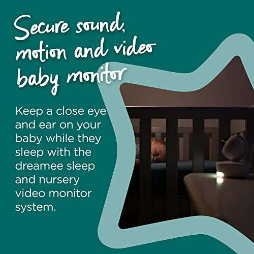 Tommee Tippee Dreamee Video Baby Monitor with Camera, Night Vision, 4.3-Inch Display, Two-Way Audio, CrySensor, £109.99 at Amazon