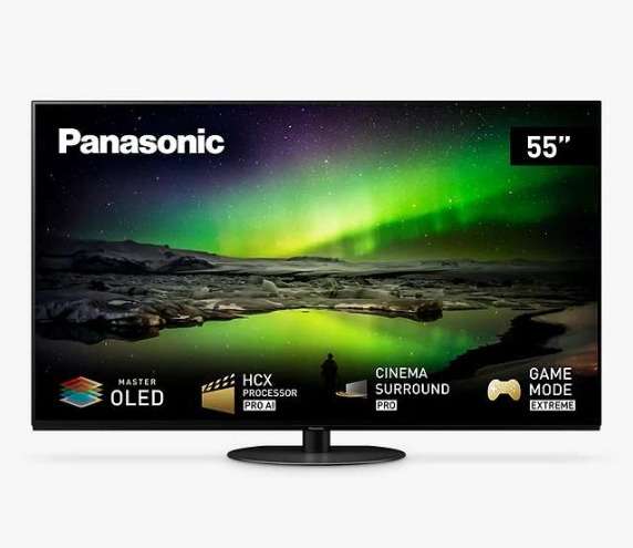 Panasonic TX55LZ1000B (2022) 55” Master OLED Heatsink 4K TV with HDMI 2.1 & AMD FreeSync Premium - £1084 with code @ John Lewis & Partners