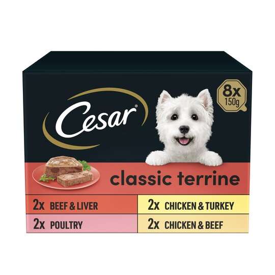 Cesar Classic Terrine 8X150g Dog Food - £4.75 With Discount Code / Magazine Coupon @ Tesco