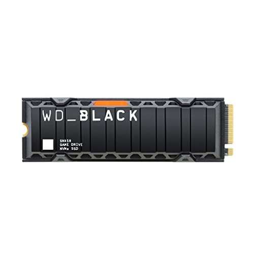 WD_BLACK SN850 1TB M.2 2280 PCIe Gen4 NVMe SSD with Heatsink £109.98 @ Amazon