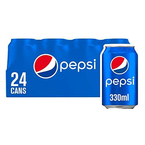 Pepsi x 24 can £10 or £8.50 / £6.50 with voucher subscribe and save @ Amazon
