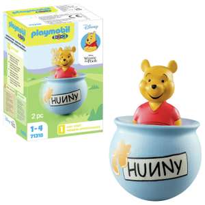 Playmobil 71318 1.2.3 & Disney: Winnie's Balance Pot Free click and collect