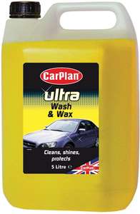 CarPlan Ultra Wax & Wash Car Shampoo, 5 L