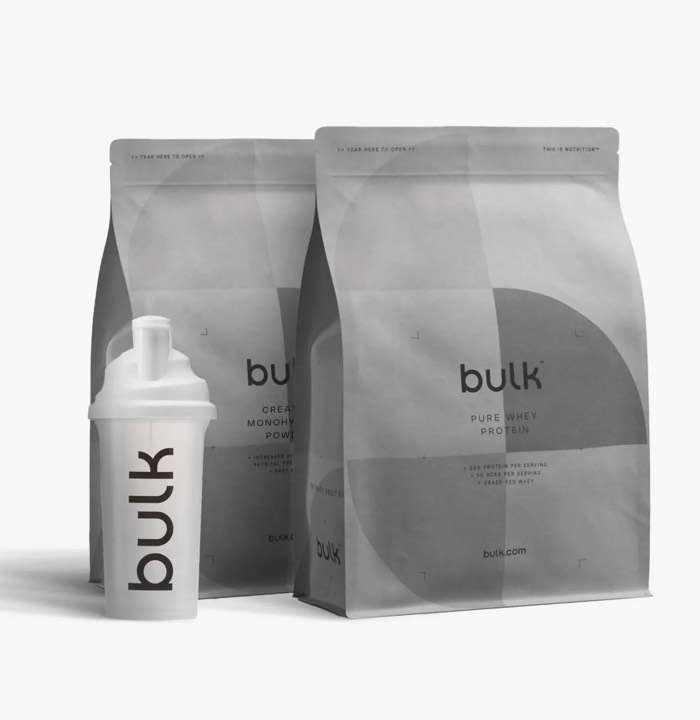 Bulk Pure Whey Protein 1kg (Multiple Flavours) + 500g Creatine Monohydrate + Protein Shaker Bottle - £19.99 Delivered @ Bulk