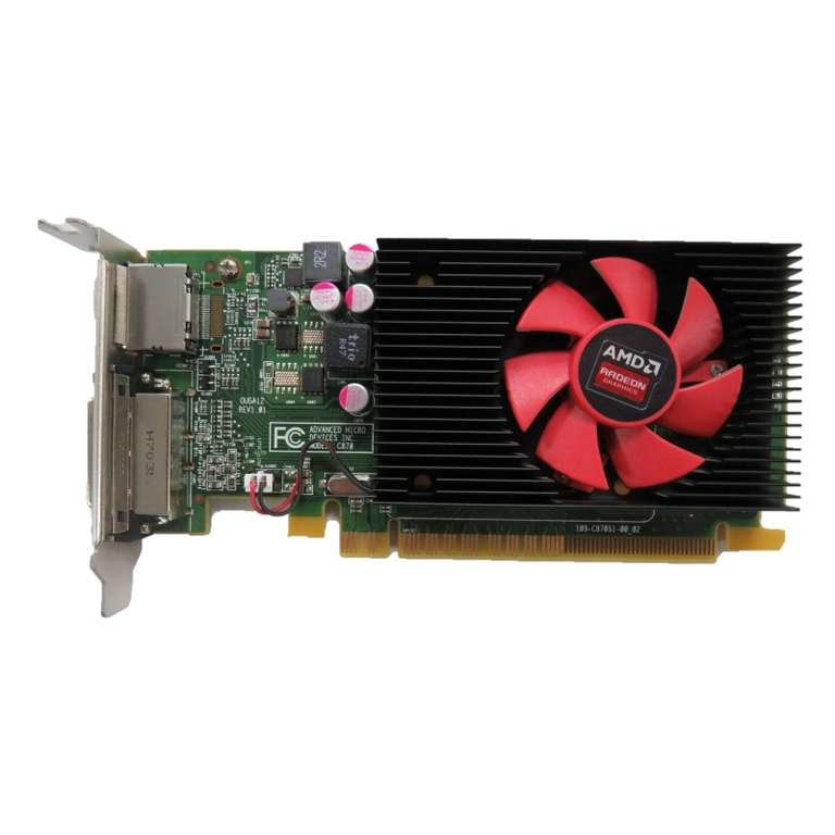 USED AMD Radeon R5 340X 2GB GDDR3 Low Profile Video PC Desktop Graphics Card DVI Display Port (0HCPMK) £19.95 ebay / valley-technologies-uk