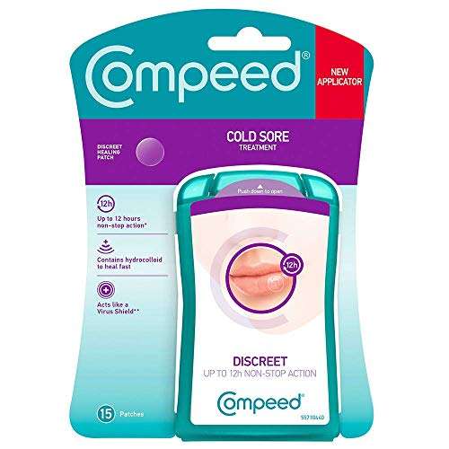 Compeed Cold Sore Discreet Healing Patch, 15 Count
