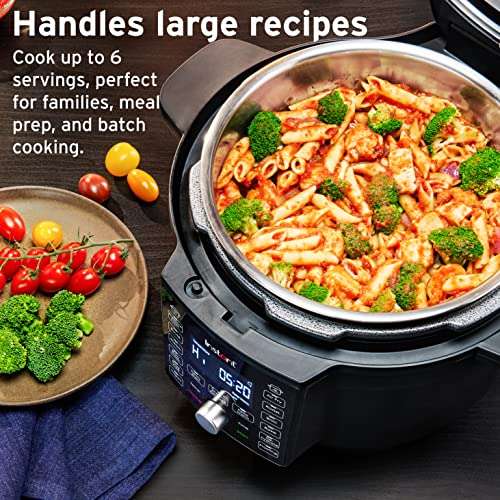 Home kitchen Crockpot 7-Quart Cook and Carry Programmable Slow Cooker, Grey slow  cooker Large capacity electric saucepan - AliExpress