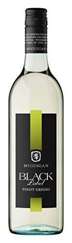 McGuigan Black Label Pinot Grigio, 75cl Case of 6 (£23.40 / £21.60 w/ First S&S Voucher & Max 15% Savings)