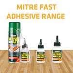 Everbuild Mitre Fast Two Part Bonding Kit, 50 g Adhesive / 200 ml Activator - £3.98 @ Amazon