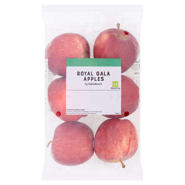 Sainsbury's Royal Gala Apples x6 - Nectar Price