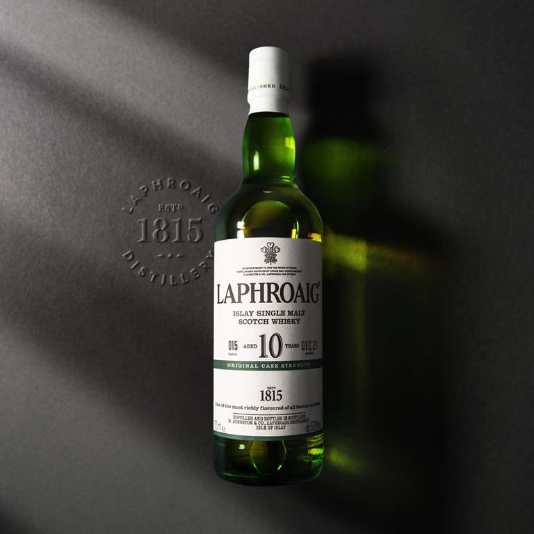 Laphroaig 10 Year Old Cask Strength December 2021 Batch 15 - 56.5% 70cl £49.99 + £4.99 Delivery @ CGars