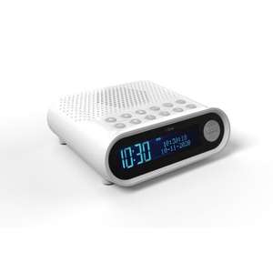 i-box Sunrise 79261PI DAB+ DAB FM Alarm Clock Radio USB Charging Port White sold by electrical-deals (UK Mainland)