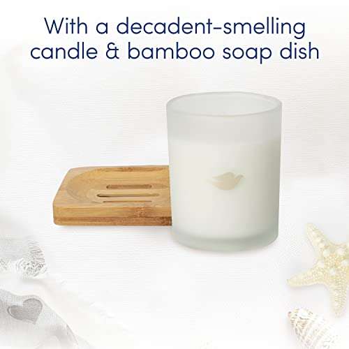 Dove Truly Pampered Bath & Home Collection with a scented candle & bamboo soap tray Gift Set - £8 @ Amazon