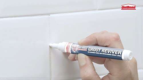 Unibond Grout Reviver Pen, White Grout Pen (1x7ml) - £4 / £3.80 Subscribe & Save @ Amazon