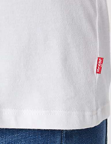 Levi's Women's The Perfect Tee T-Shirt (Batwing White)