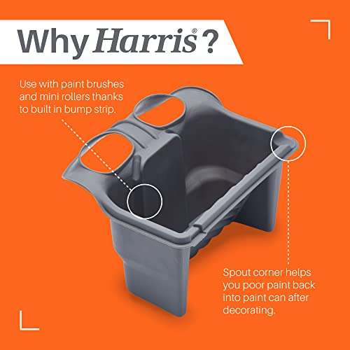 Harris 103104003 Ultimate Handyhold Paint Kettle, Small, Grey £1.79 Each (minimum order 2) £3.58 @ Amazon