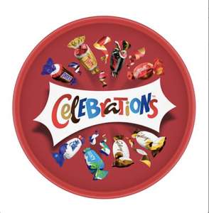 Various Cadbury Chocolate Box Tubs 600g Celebrations, Heroes, Roses - Clubcard Price