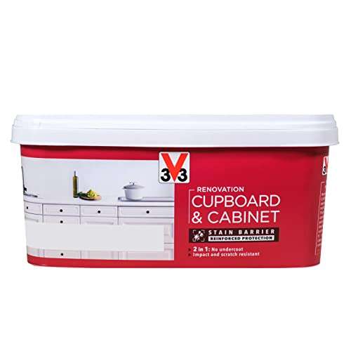 V33 Renovation Cupboard and Cabinet Paint - 2L (Soft Grey) £22.90 delivered @ Megga Distribution via Amazon