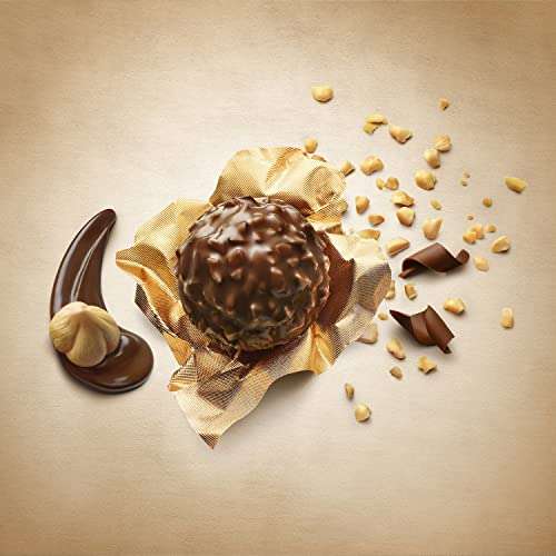 Ferrero Rocher Pralines, Whole Hazelnut Covered in Milk Chocolate and Nut Croquante, Pack of 30 (375g) - £5.55 @ Amazon