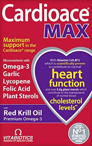Vitabiotics Cardioace Max - 84 Capsules - £12.95 / £9.75 with S&S @ Amazon