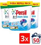 Persil 3 in 1 Non Bio Laundry Washing Capsule Tablets 150 Washes / Subscribe & Save Voucher 15% 1st S&S £20.25