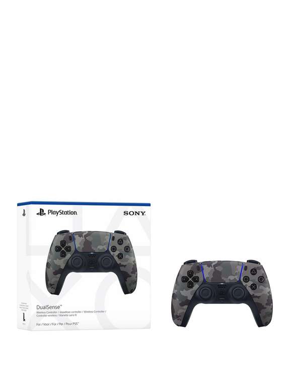 PlayStation 5 DualSense Wireless Controller - Grey Camo/Midnight Black/White/Cosmic Red PS5 (Free C&C)