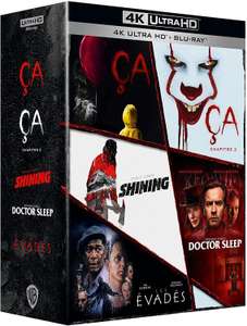 Stephen King 4K Ultra HD Box Set (IT, IT Chapter 2, The Shining, Doctor Sleep, Shawshank Redemption) - £31.78 Delivered @ Amazon FR