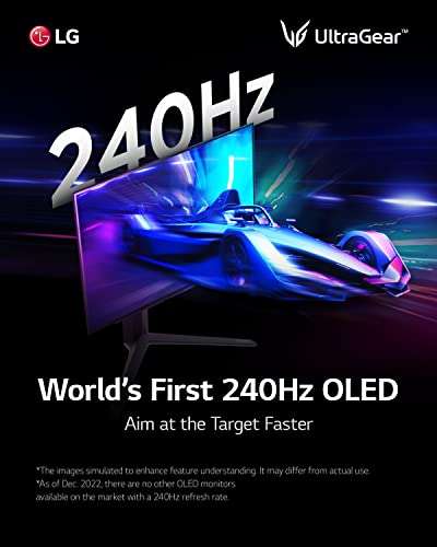 LG UltraGear 27GR95QE - 27 inch OLED Gaming Monitor QHD (2560 x 1440)