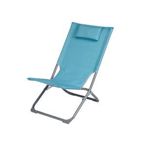 Curacao Still water Metal Foldable Beach Chair for £11 - Free click & collect @ B&Q