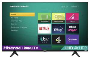 Hisense Roku 43 Inch R43A7200GTUK Smart 4K LED Freeview TV + 5 Year Warranty - £191.98 @ Costco Warehouse (From 22nd August)